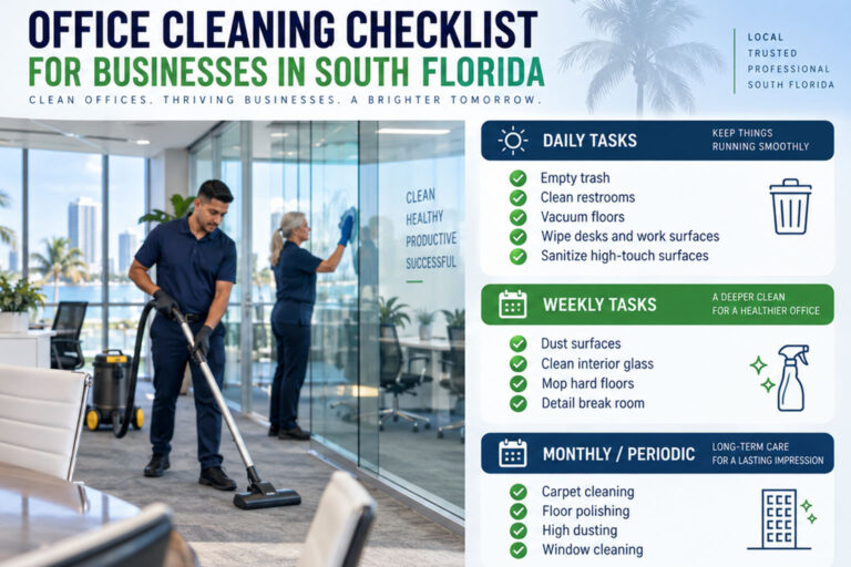 Office Cleaning Checklist for Businesses in South Florida